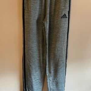 Adidas Kids Heather Gray Joggers